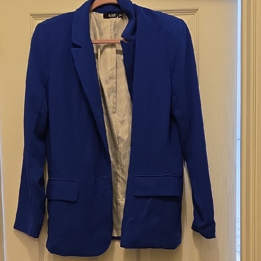 Womens Royal Blue Blazer Size M